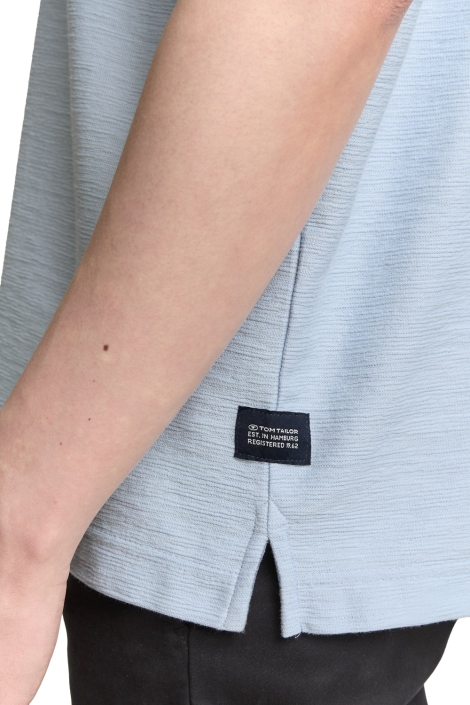 Tom Tailor structured resort collar polo